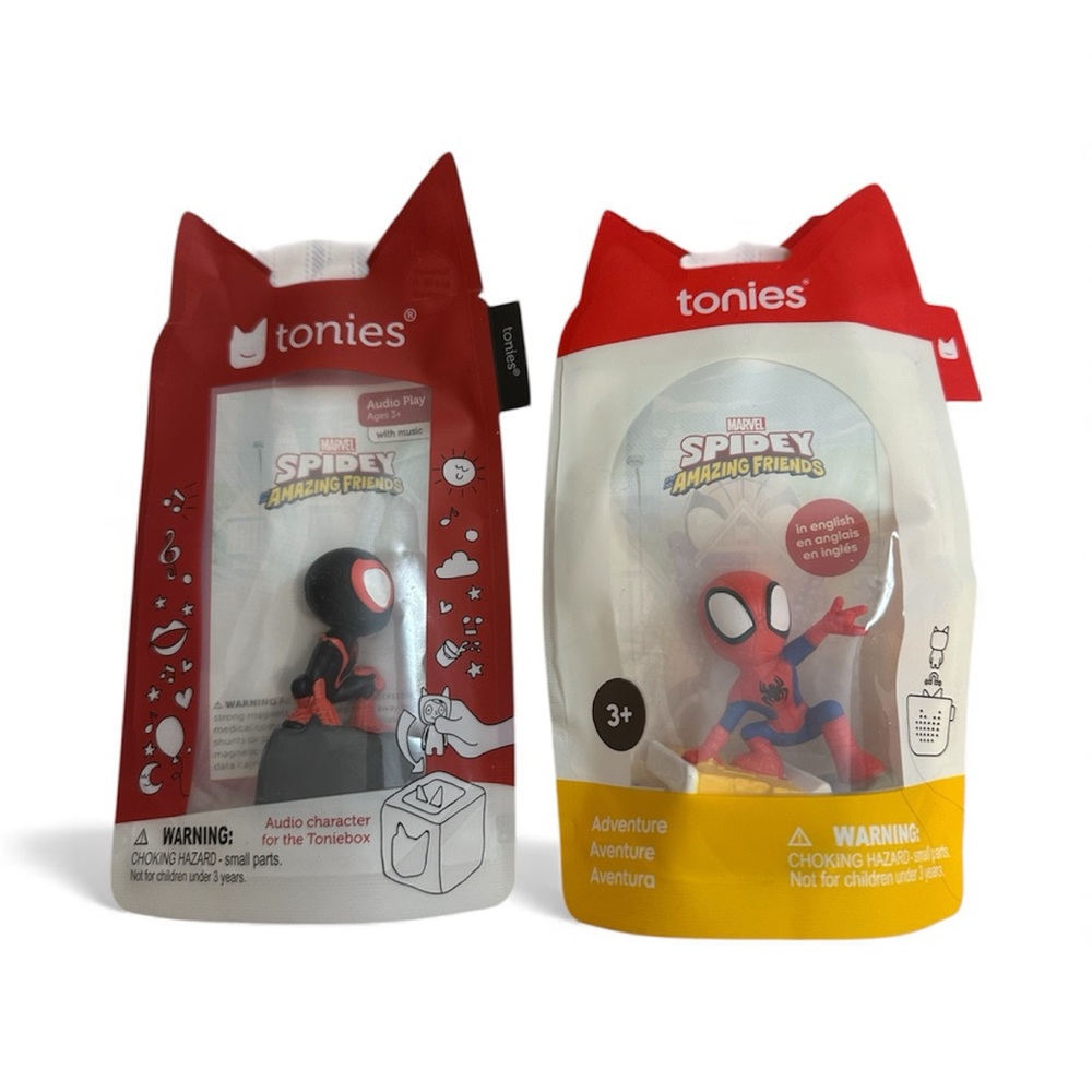 2 Spider-Man spidey and Amazing Friends Tonies characters